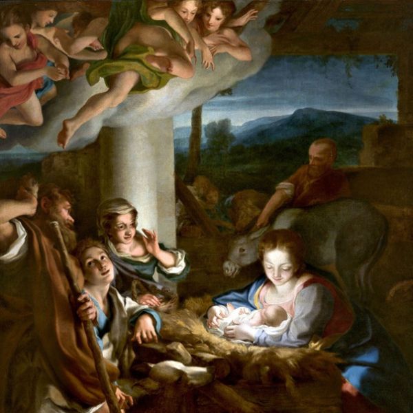 Correggio, De Heilige Nacht, ca. 1529 600x600